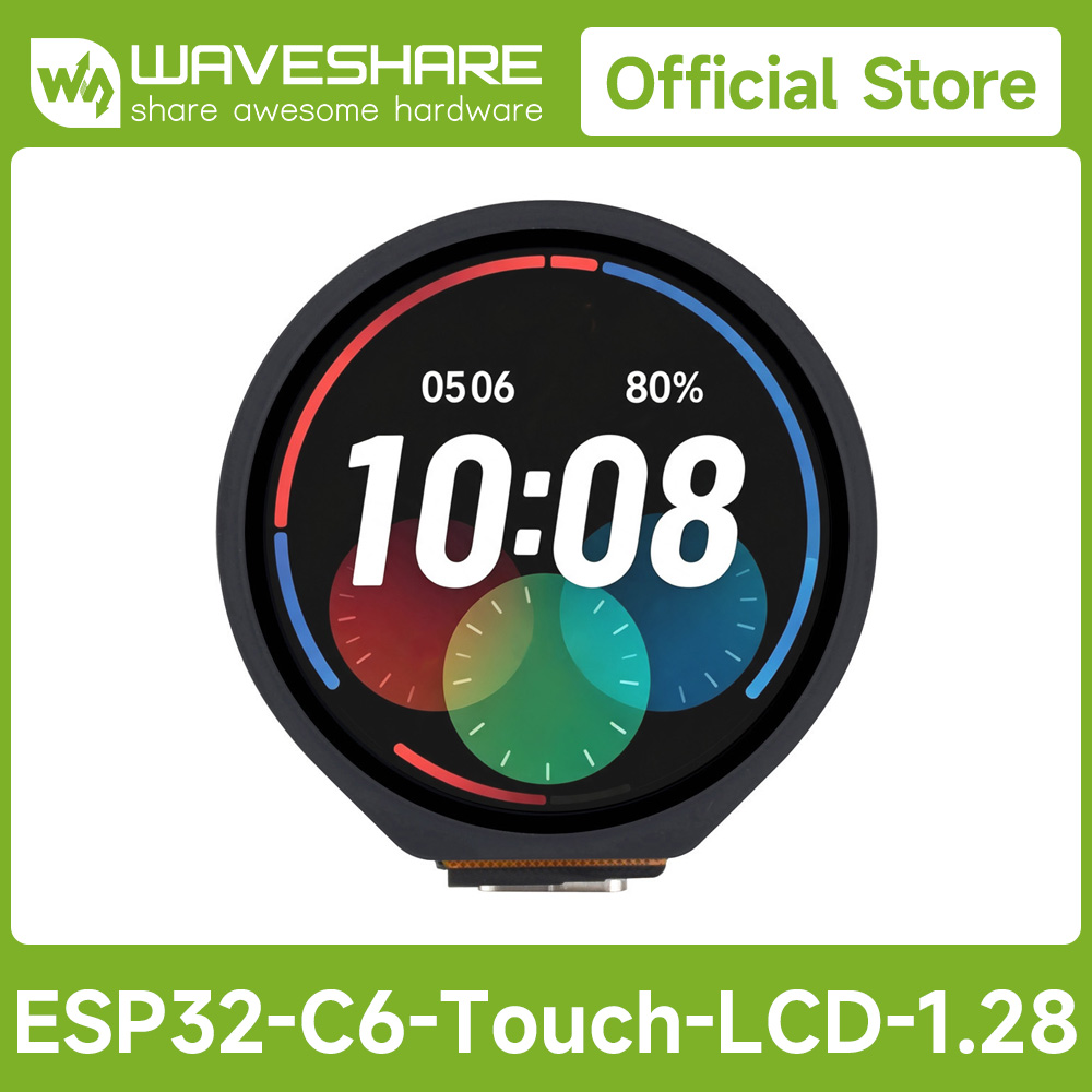 Esp32 Wifi Bluetooth - ESP32-C6 1.28인치 터치 LCD 디스플레이 개발
