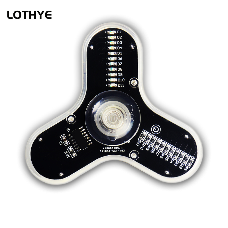 Diy Electronics Parts - LED Fidget Spinner 제조 스피커 분위기