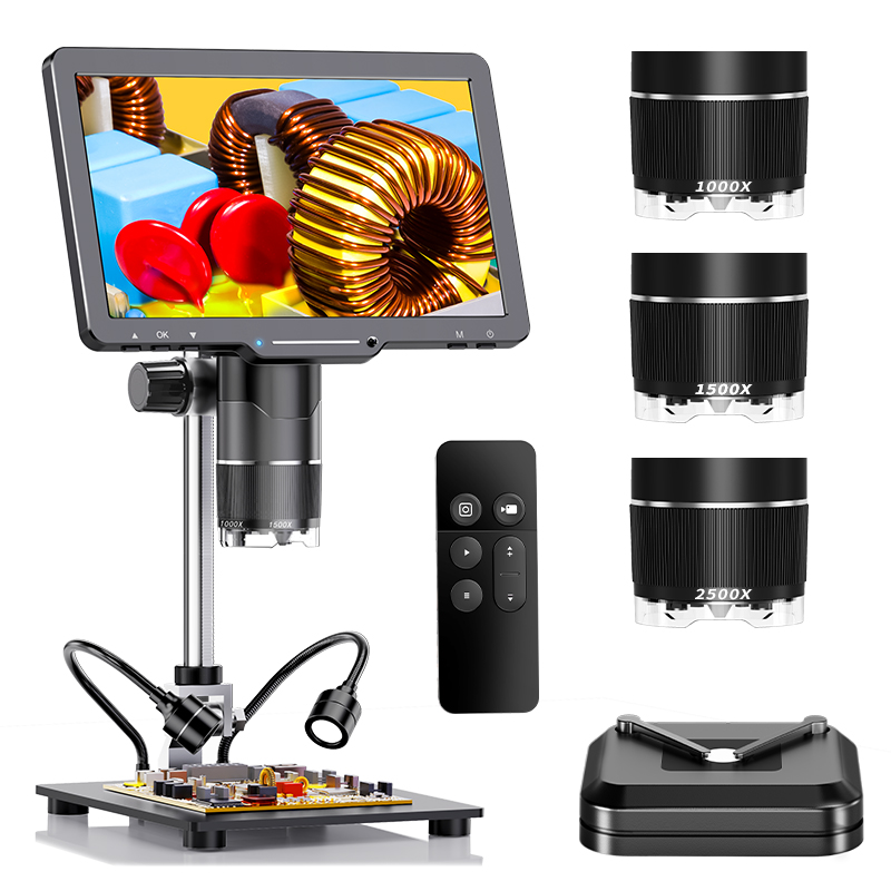 Diy Electronics Microscope - 2500X HDMI 디지털 현미경 3 렌즈