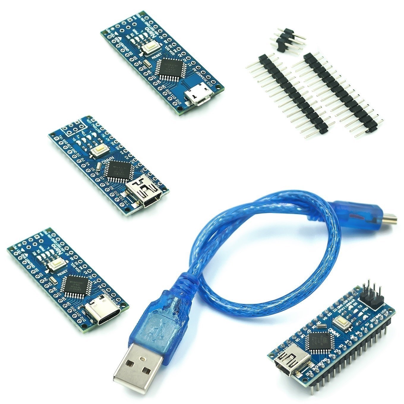 Arduino Uno Starter Kit - 나노 미니, C타입, 마이크로 USB, 부트로더