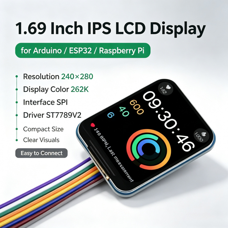 Raspberry Pi Zero - 1.69인치 IPS LCD 모듈 ST7789V2 드라이버240×280