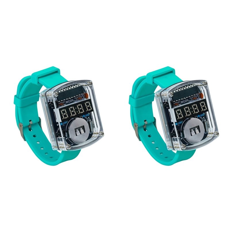 Diy Electronics Watch - 2X DIY 시계 LED 시계 전자