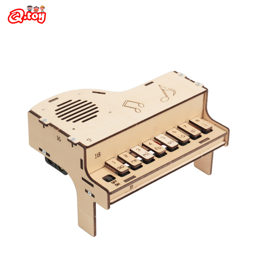 DIY 나무 전자 피아노 모델 십대 과학 장난감 조립  - Diy Electronics Parts 리뷰 및 가격