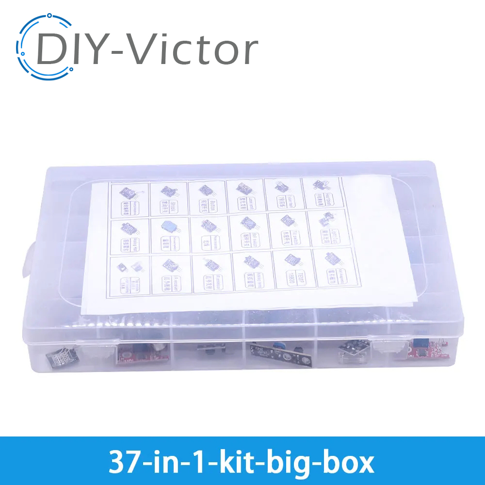 아두이노용 센서 모듈 스타터 키트, 37 인 1 센서  - Arduino Uno Starter Kit 리뷰 및 가격