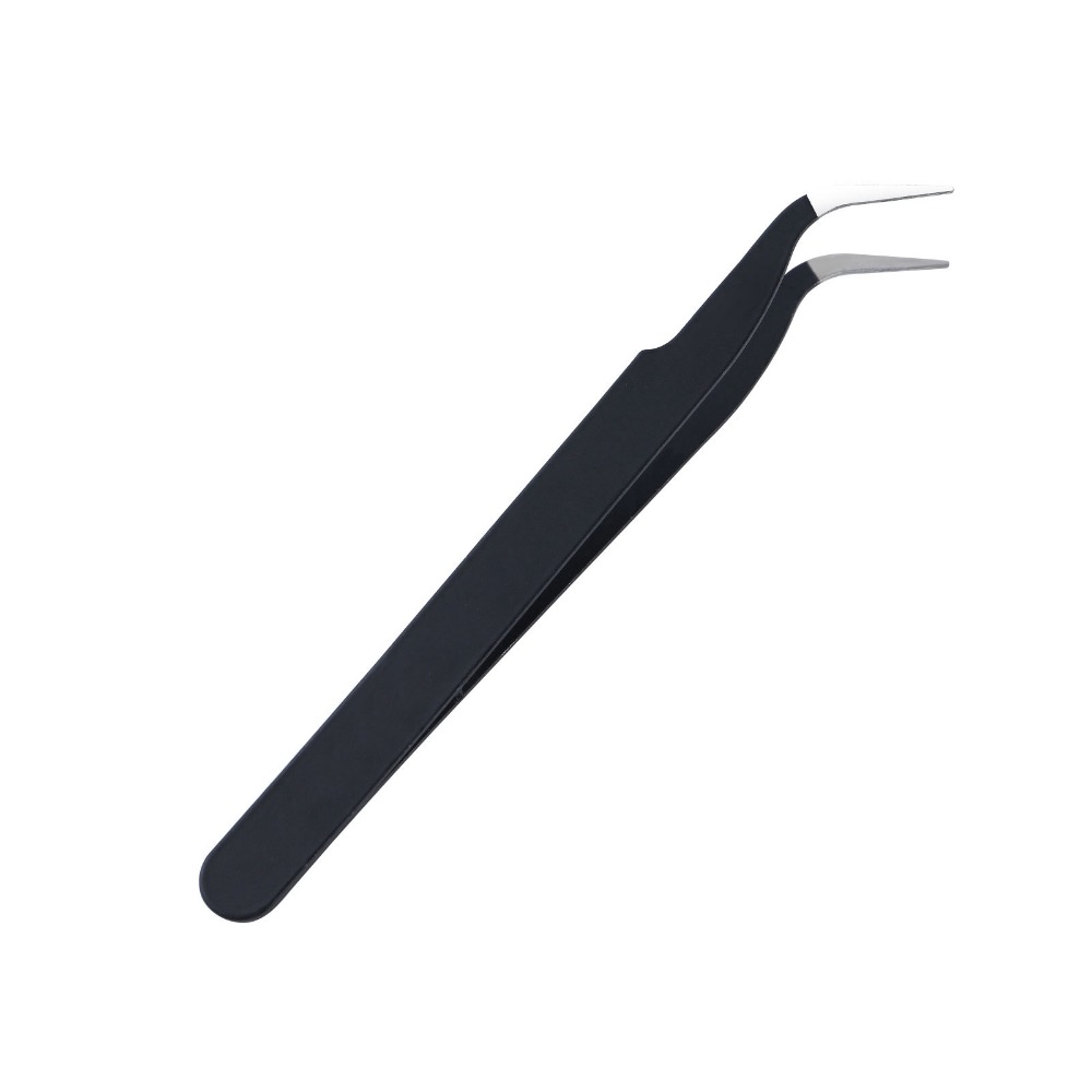 2개 정밀 정전기 방지 핀셋 ESD 직선 및 곡선 팁  - Diy Electronics Parts 리뷰 및 가격