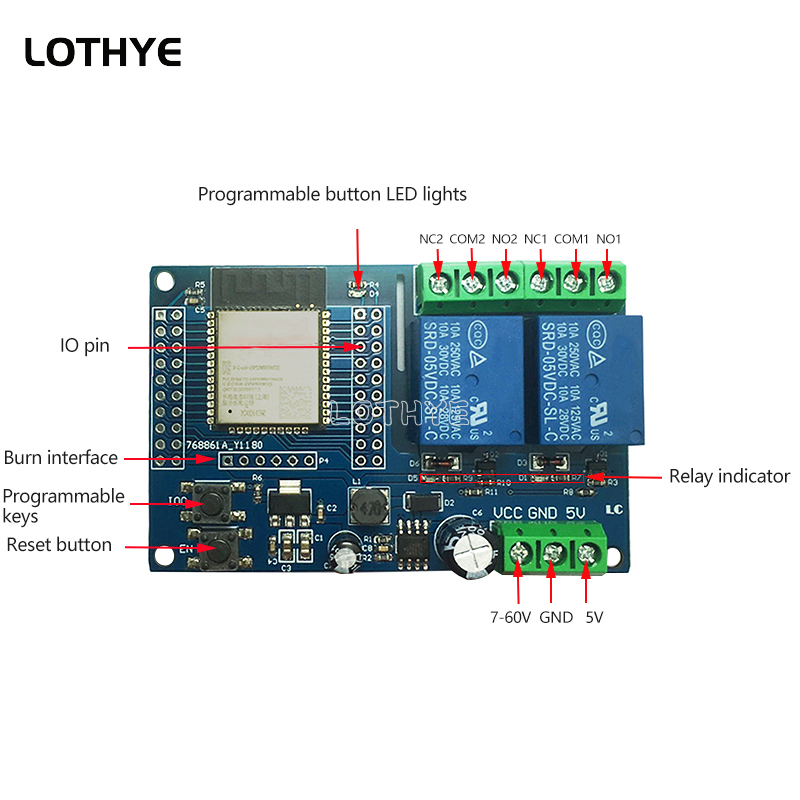 ESP32 듀얼 채널 Wifi 블루투스 릴레이 모듈 보 - Esp32 Wifi Bluetooth 리뷰 및 가격