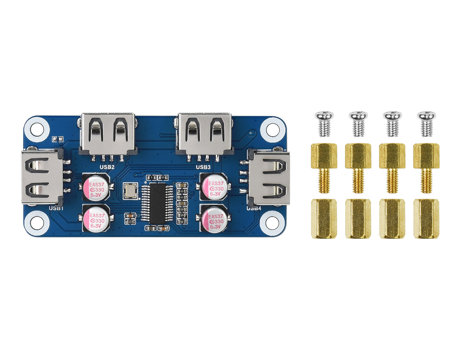 Waveshare USB 허브 HAT(B) 4개 포트  - Raspberry Pi Zero 리뷰 및 가격