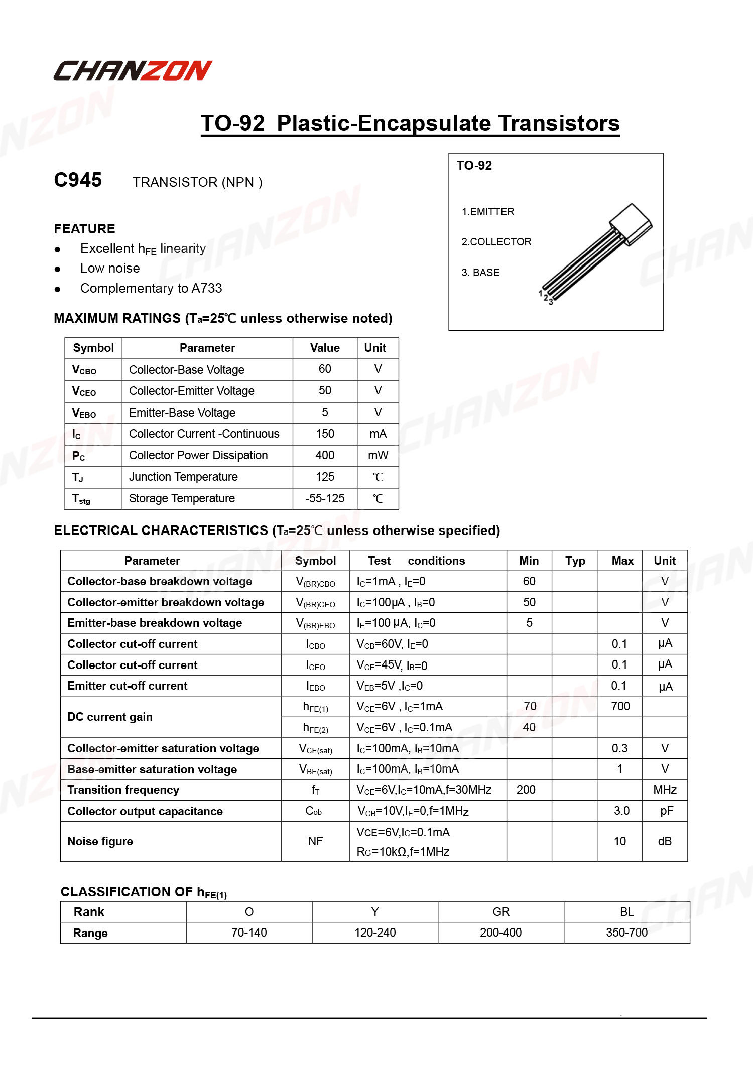 100pcs 2SC945 TO-92 NPN 트랜지스터  - Diy Electronics Youtube 리뷰 및 가격