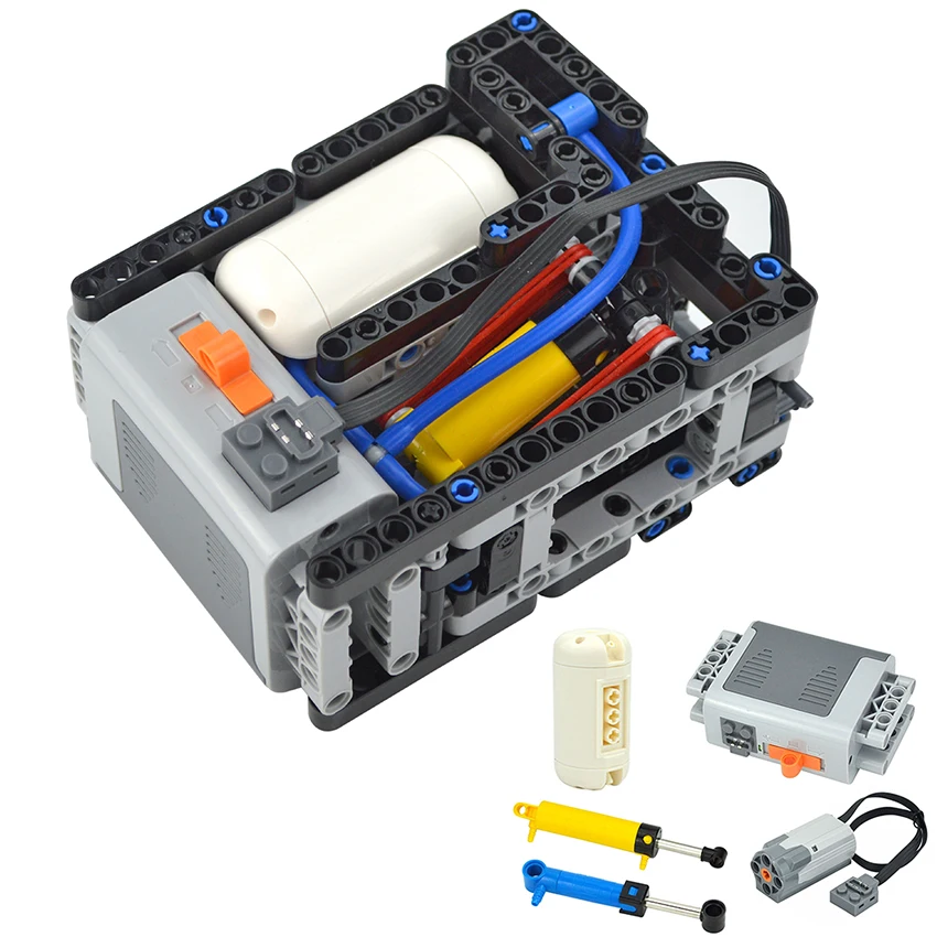 새로운 벽돌 기술 공압 자동 전기 압축기 빌딩 블록 모 - Diy Electronics Starter Kit 리뷰 및 가격