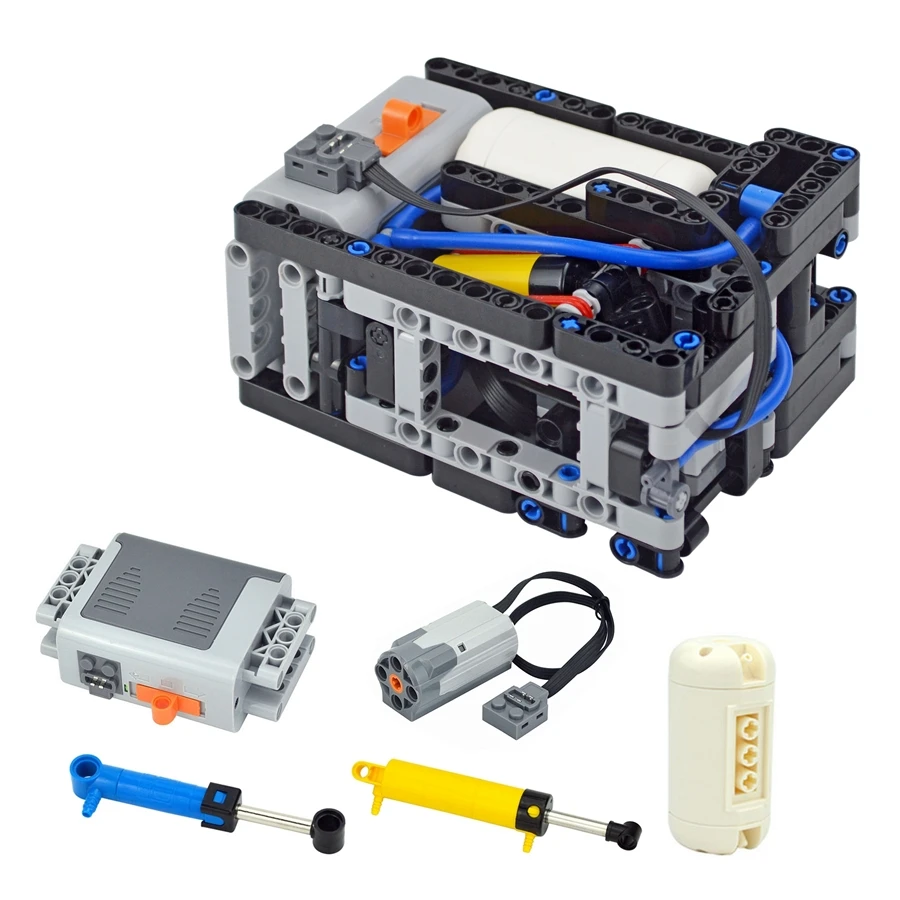 새로운 벽돌 기술 공압 자동 전기 압축기 빌딩 블록 모 - Diy Electronics Starter Kit 리뷰 및 가격