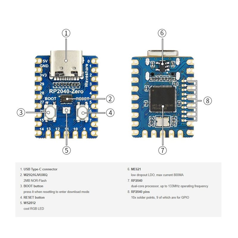 [B24B!】 라즈베리 파이 RP2040 듀얼 코어 C - Raspberry Pi Zero 리뷰 및 가격