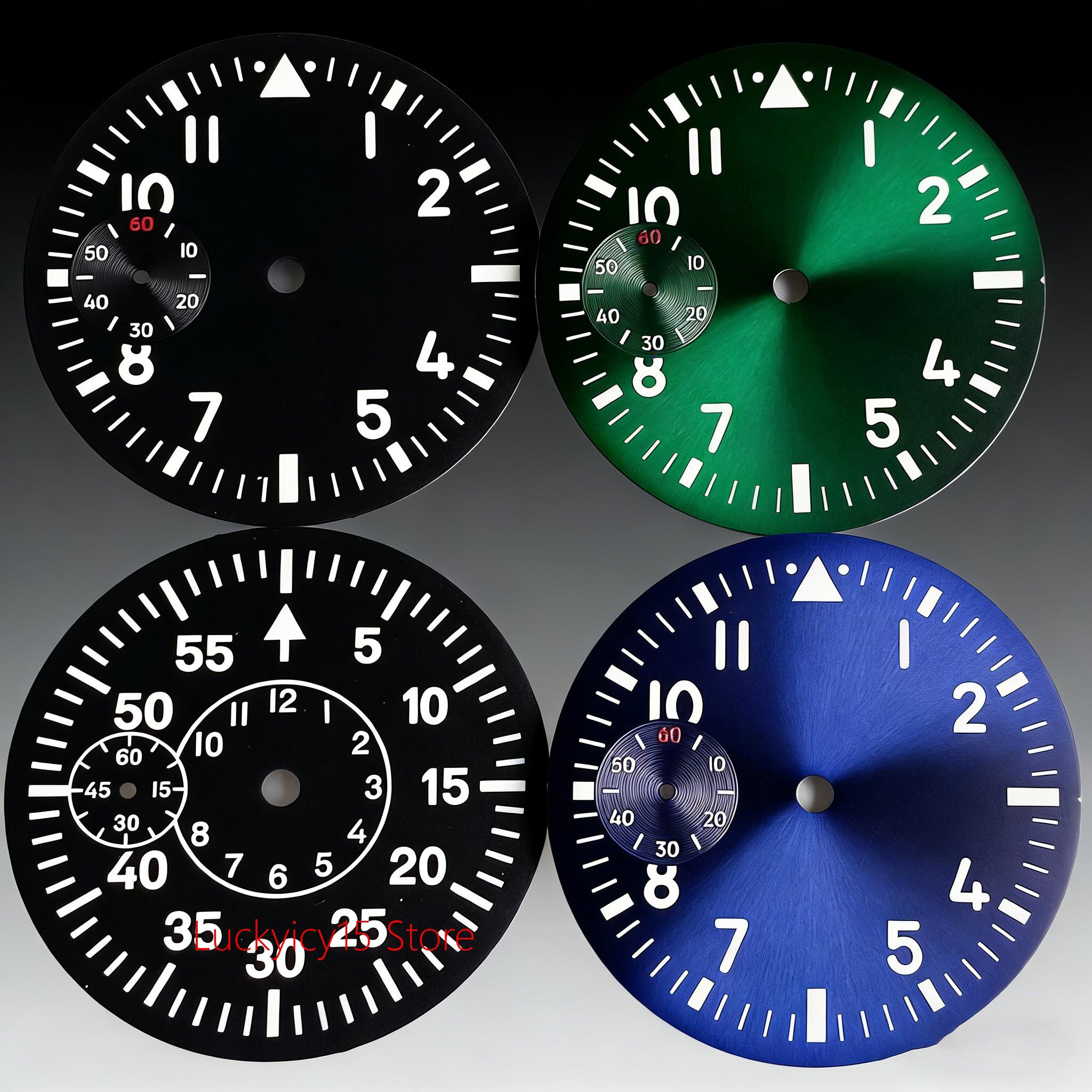 블랙 블루 그린 37mm 시계 다이얼, 시계 바늘 세트 - Diy Electronics Watch 리뷰 및 가격