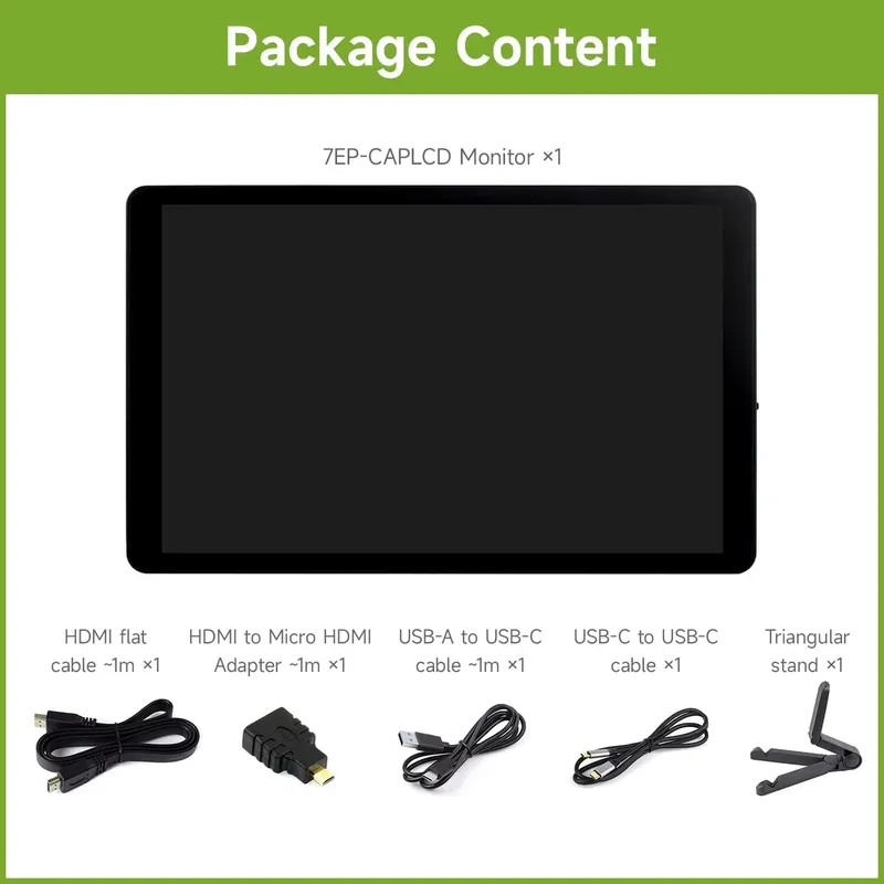 아이스마트링크 웨이브쉐어 7인치 1280x800 정전식 - Raspberry Pi Zero 리뷰 및 가격