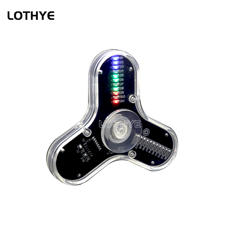 LED Fidget Spinner 제조 스피커 분위기  - Diy Electronics Parts 리뷰 및 가격