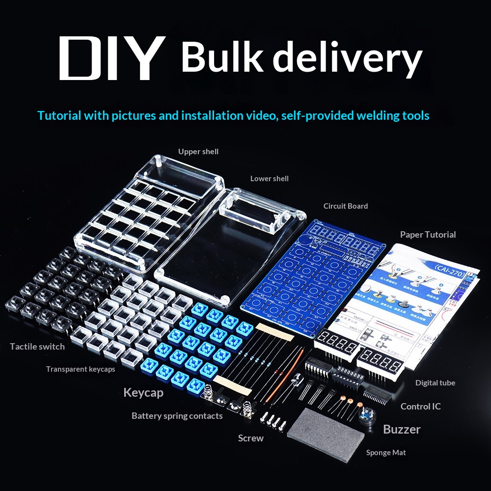 계산기 제작 키트, 전자 DIY 부품, 51 마이크로컨 - Diy Electronics Youtube 리뷰 및 가격
