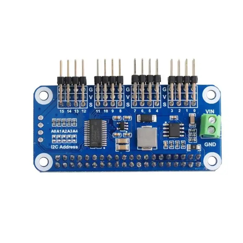 16채널 PWM 서보 모터 드라이버 HAT 모듈 쉴드  - Raspberry Pi Zero 리뷰 및 가격
