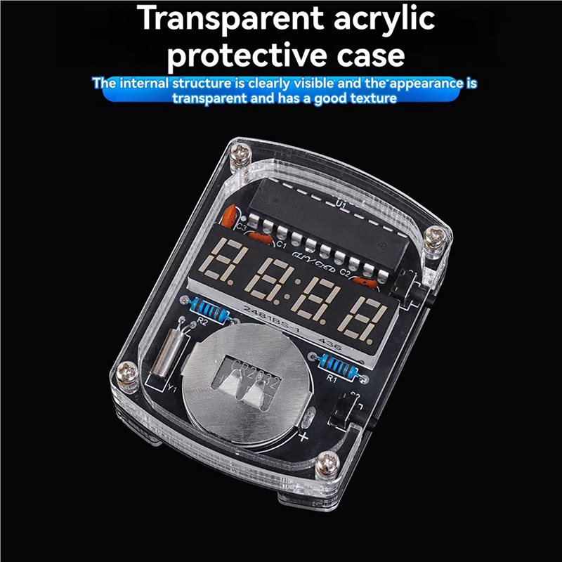 2X DIY 시계 LED 시계 전자 키트 0.28인치  - Diy Electronics Watch 리뷰 및 가격