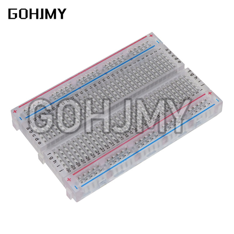 투명 미니 브레드 보드, 브레드 보드, DIY 400  - Diy Electronics Breadboard 리뷰 및 가격