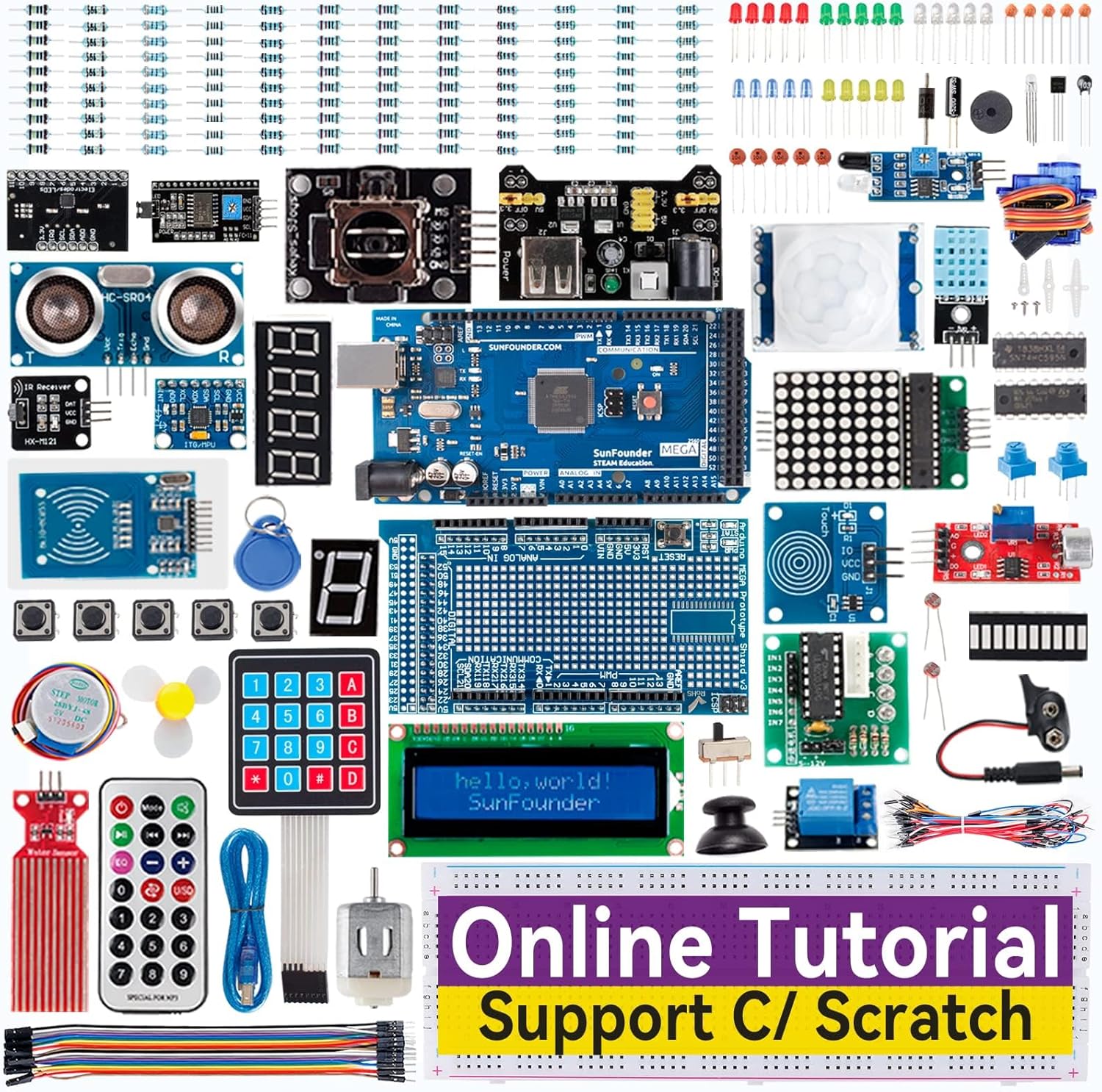 SunFounder 프로젝트 Arduino Mega 2 - Arduino Uno Starter Kit 리뷰 및 가격