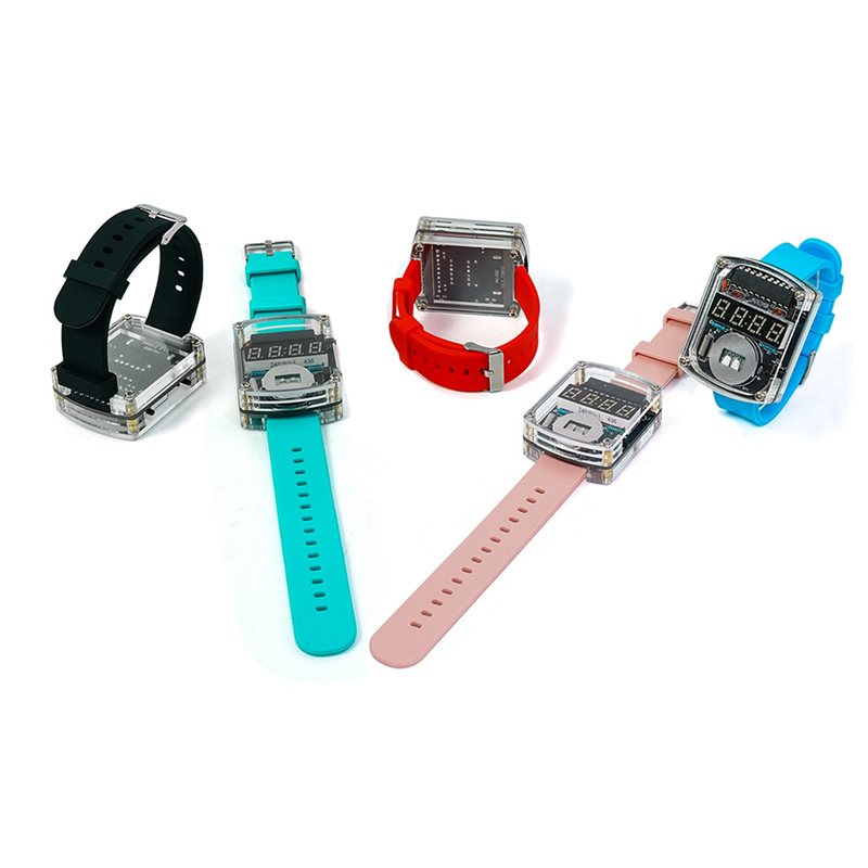 2X DIY 시계 LED 시계 전자 키트 0.28인치  - Diy Electronics Watch 리뷰 및 가격