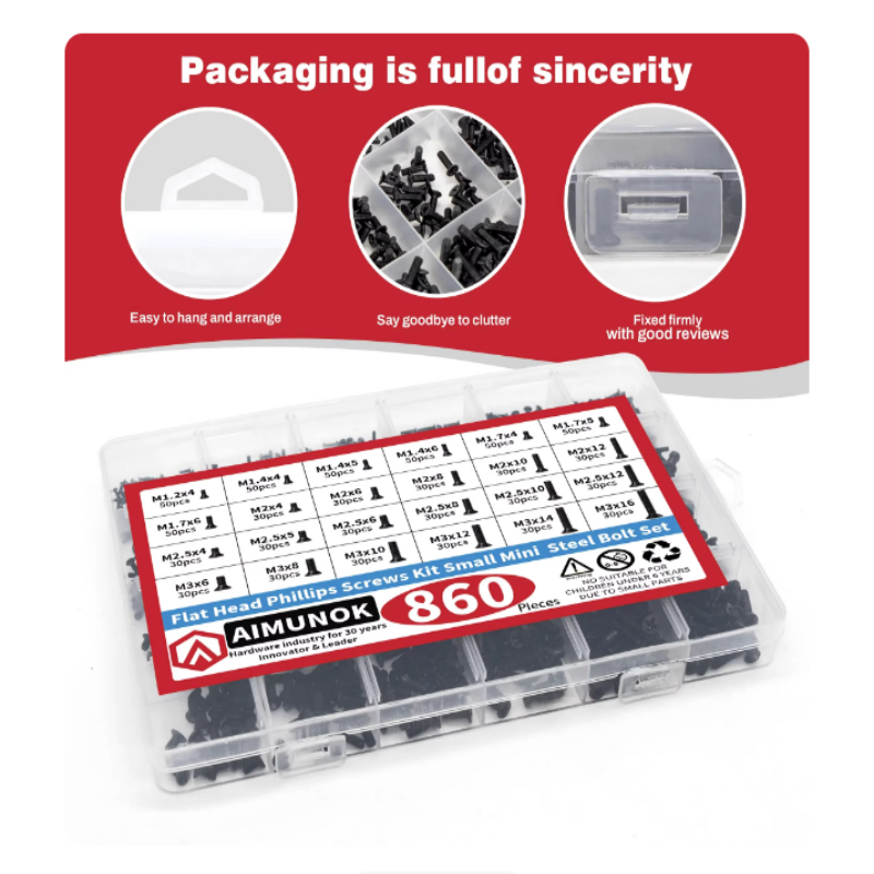 860개 소형 나사 모음 키트 M1.2 M1.4 M2  - Diy Electronics Repair Kit 리뷰 및 가격