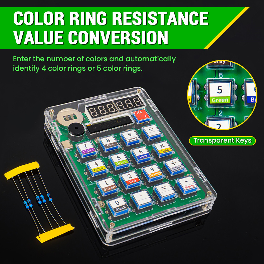 DIY 계산기 전자 생산 키트 쉘이 있는 LED 디지털 - Diy Electronics Youtube 리뷰 및 가격